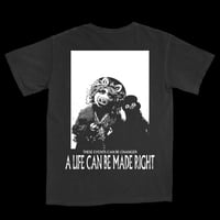 Image 2 of acts of greed glow in the dark shirt