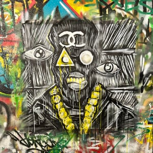 NEVER COMING HOMME ORIGINAL PAINTING 30x30"