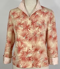 Image 3 of Red and Cream Pines Hitoe