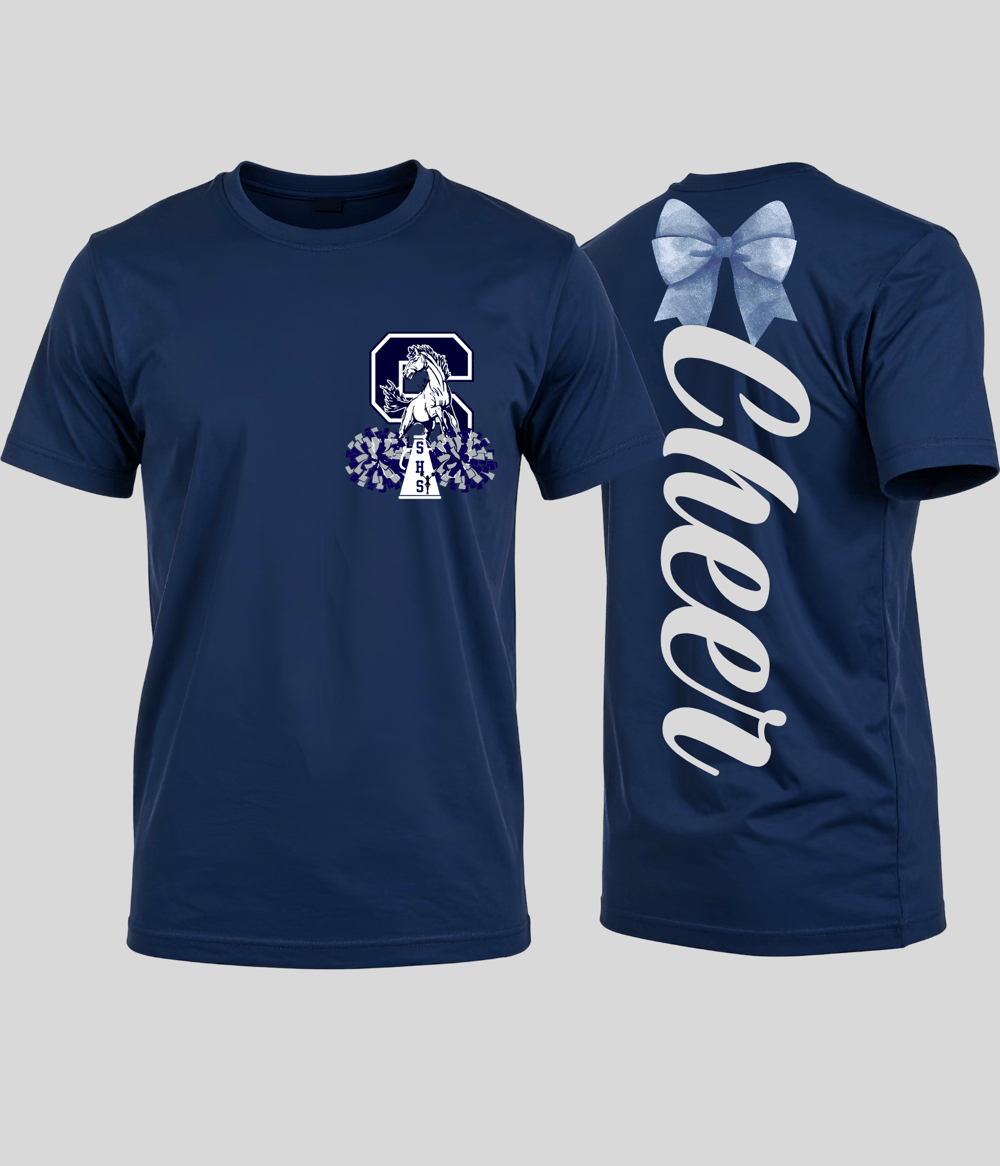 Image of Colts Cheer Spine Tee