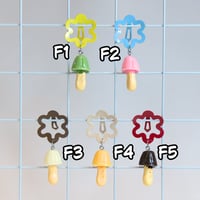 Image 4 of Dangle Charm Snap Hairclips