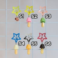 Image 5 of Dangle Charm Snap Hairclips