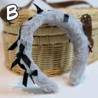 Image 3 of Fluffy Headband With Bows