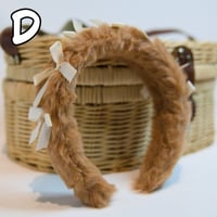 Image 5 of Fluffy Headband With Bows