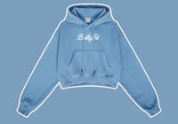 Image 2 of Dawgs Only Cropped  Luxe Hoodie- Women's 1st Edition