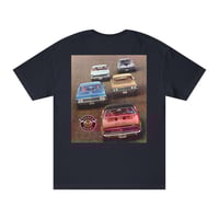 Image 2 of Classic Script Racing Tee (Black)