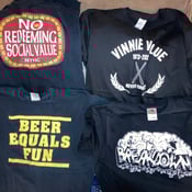 Image of Size MEDIUM Used Shirt Bundle - NRSV, Breakdown, Vinnie Value