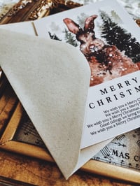 Image 2 of Snow Bunny Christmas Card