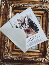 Image 3 of Snow Bunny Christmas Card