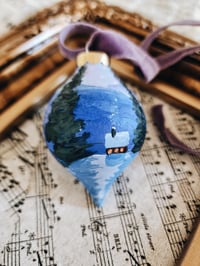 Image 3 of Winter Chalet -Luxury Christmas Ornament 