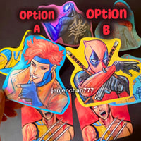 Image 2 of Superhero stickers sketchbook series