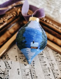 Image 1 of Winter Chalet -Luxury Christmas Ornament 