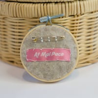 Image 2 of Hand Beaded Hydrangea Pin