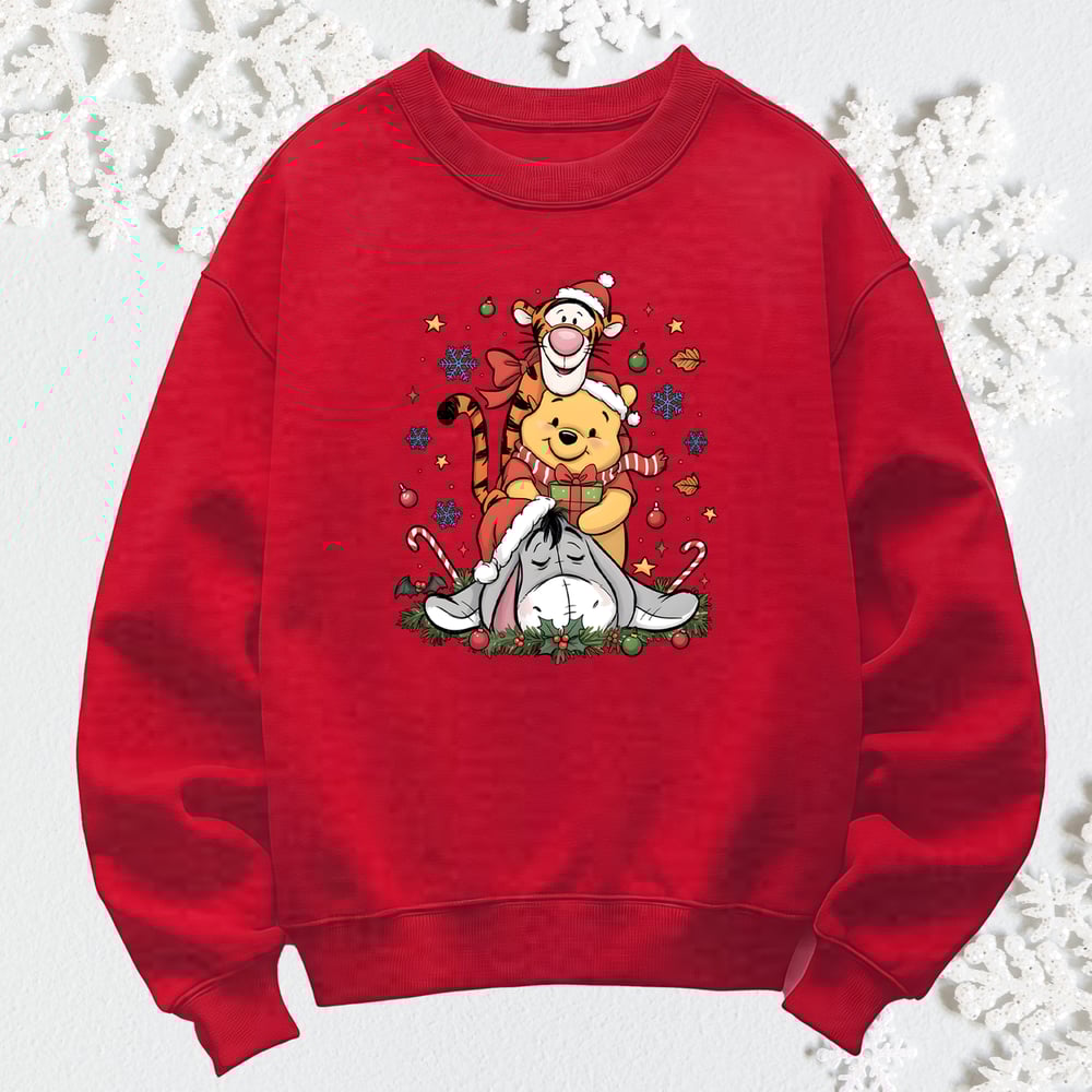 Image of BEAR & FRIENDS XMAS CREWNECK SWEATER