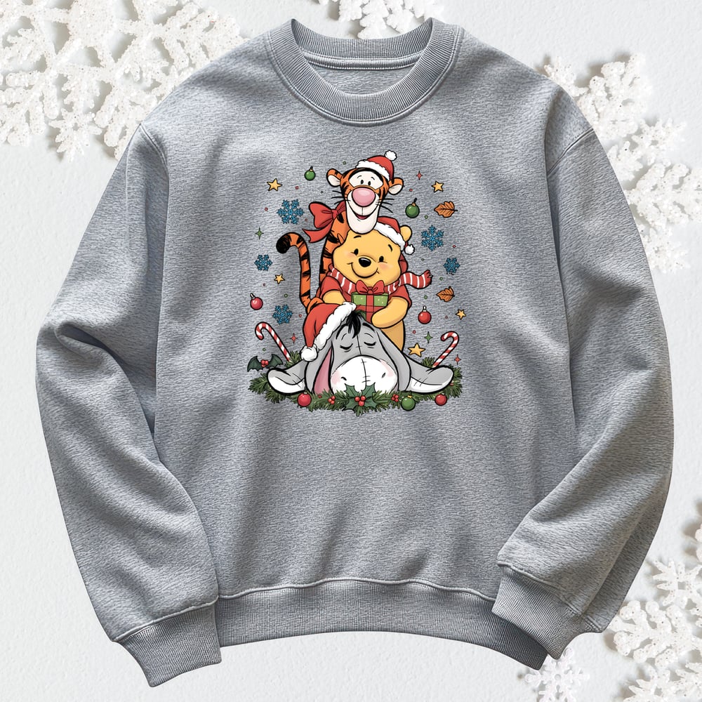 Image of BEAR & FRIENDS XMAS CREWNECK SWEATER