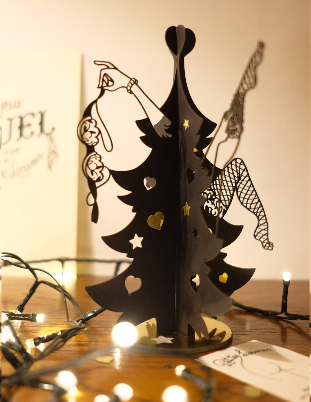 Image of "Joyeux Nuël" Christmas Tree cutout