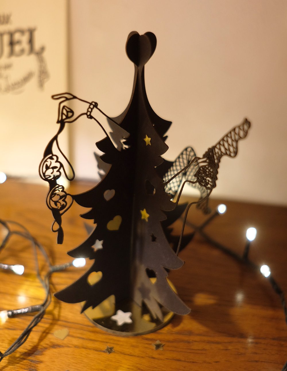 Image of "Joyeux Nuël" Christmas Tree cutout