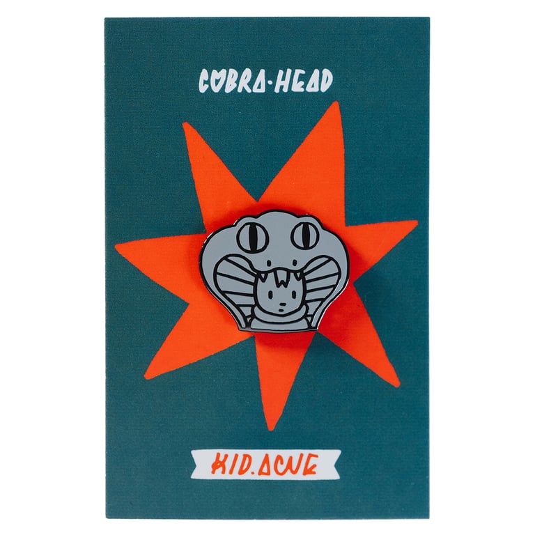 COBRA HEAD - Enamel Pin Badge 