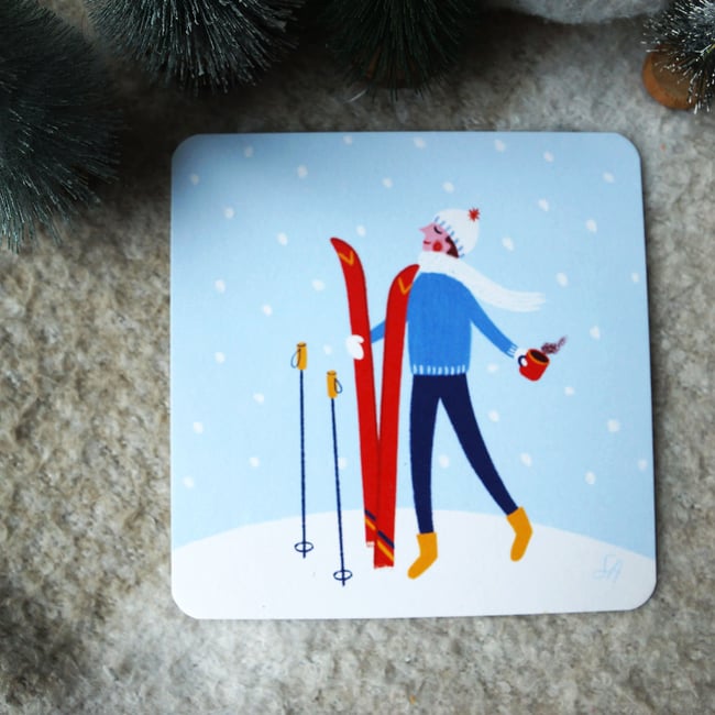 Collection de Noël 2025 : le skieur 