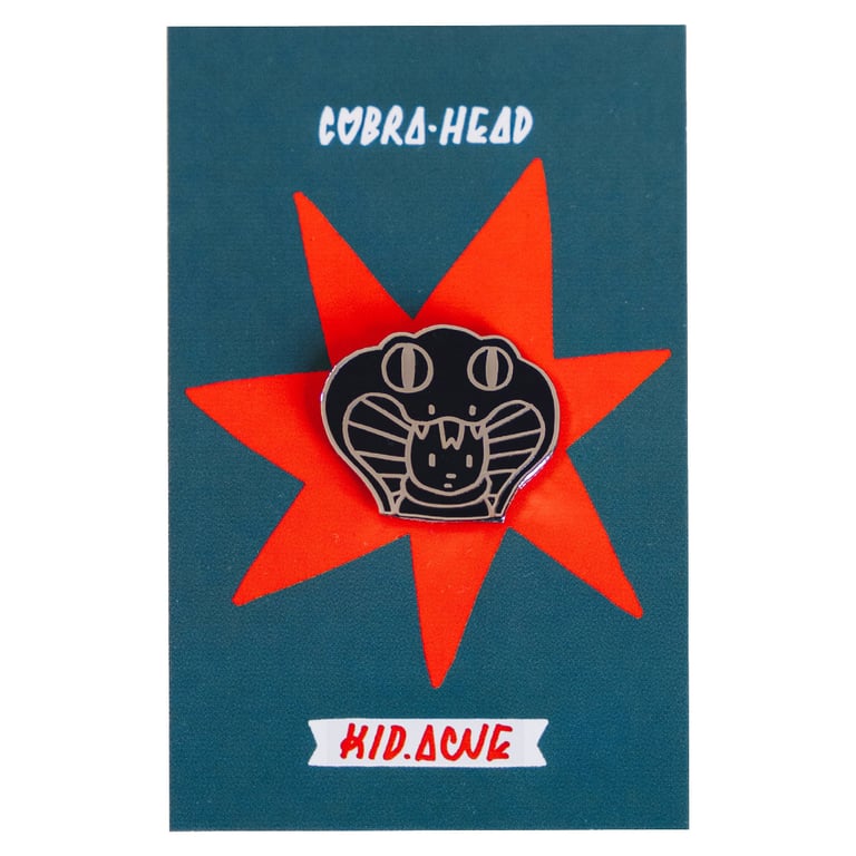 COBRA HEAD - Enamel Pin Badge  Image 2