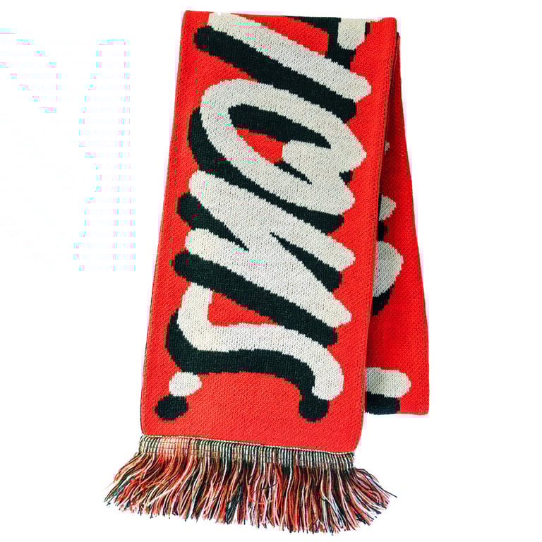 VIBES AND VIBRATIONS - Traditional Knitted Scraf Image 2