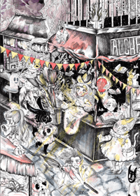 "Marketplace" A3 Print