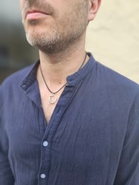 Image 1 of Mens Necklace - Twisted Wire Circle 