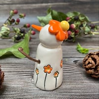 Image 4 of Handmade Ceramic Snowpeep Citrus Flowers