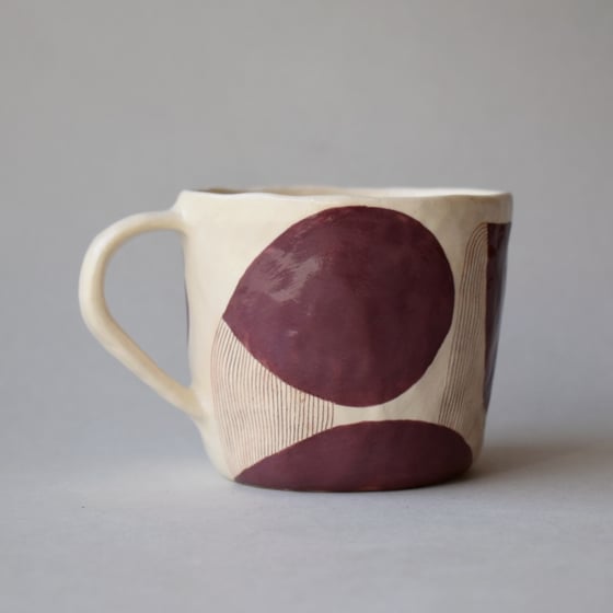 Image of Purple Abstract Mug