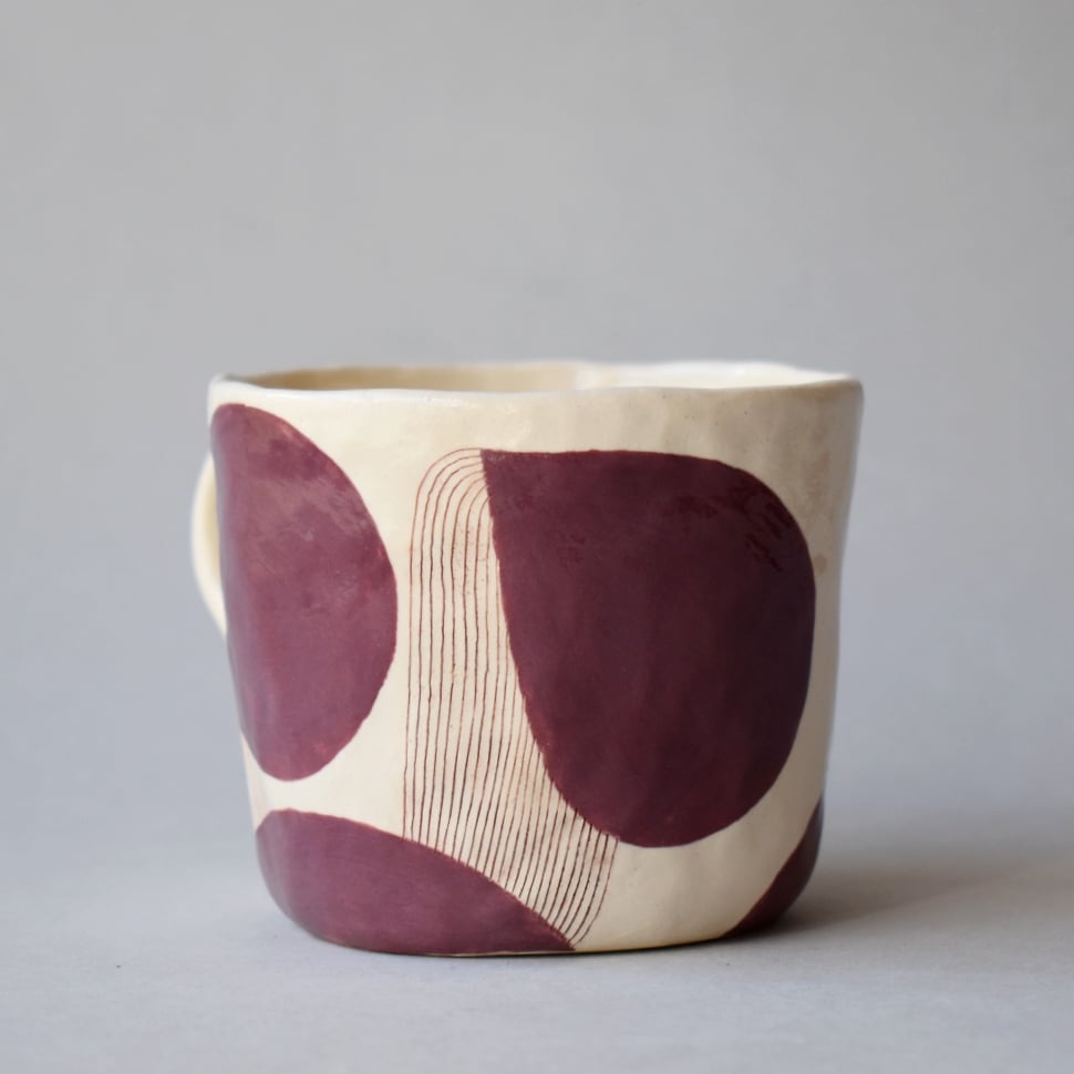 Image of Purple Abstract Mug