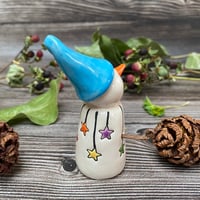 Image 3 of Handmade Ceramic Rainbow Garland Snowpeep