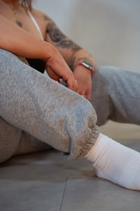 Image 2 of UPerform Rest Day Joggers- Grey Core Marl