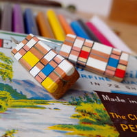 Image 1 of Mondrian Miniature Earrings