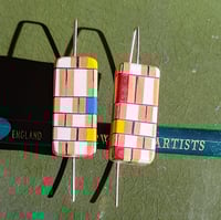 Image 3 of Mondrian Miniature Earrings