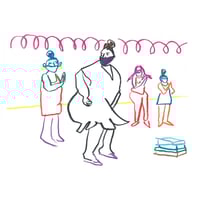 Image 1 of **Preventa** Ilustración "BAILANDO"