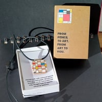 Image 4 of Mondrian Miniature Necklace
