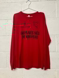 Image 1 of FC Zambeze Maraudeurs, red l/s T shirt L (20.5"p2p, 29"s2h, 33"c2c)   