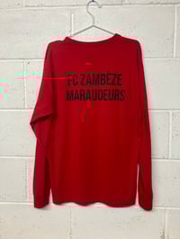 Image 2 of FC Zambeze Maraudeurs, red l/s T shirt L (20.5"p2p, 29"s2h, 33"c2c)   