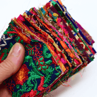 Image 3 of Decorative 3" Squares - Indian Patterns & Textures