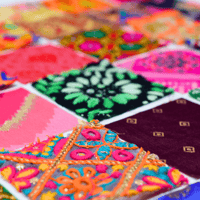 Image 5 of Decorative 3" Squares - Indian Patterns & Textures