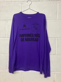 Image 1 of FC Zambeze Maraudeurs, purple l/s T shirt L (21.5"p2p, 29"s2h, 33"c2c)   