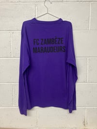 Image 2 of FC Zambeze Maraudeurs, purple l/s T shirt L (21.5"p2p, 29"s2h, 33"c2c)   