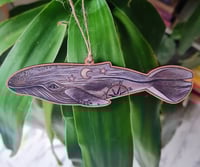 Image 2 of Wooden Whale decoration 