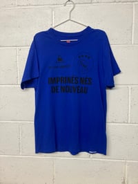 Image 1 of FC Zambeze Maraudeurs, blue T shirt L (20.5"p2p, 28"s2h)    