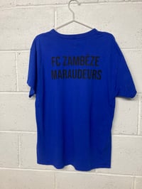 Image 2 of FC Zambeze Maraudeurs, blue T shirt L (20.5"p2p, 28"s2h)    