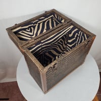 Image 11 of LP Record Case, Gator Leather With Copper Trim, #0312