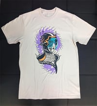 Image 1 of Cyberpunk Geisha Sand T-shirt - Bone Trail Apparel