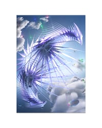 A2 poster Blue Water Centipede