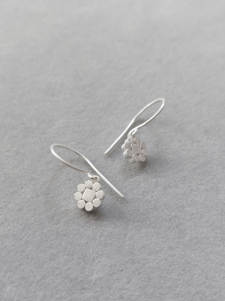 Image of Elizabeth Drop Earrings  - white 