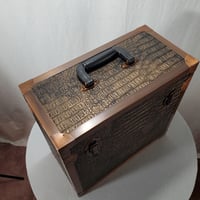 Image 14 of LP Record Case, Gator Leather With Copper Trim, #0312